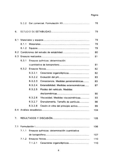 ESTUDIO COMPARATIVO DE ESTABILIDAD FISICOQUíMICA Y ...