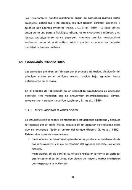 ESTUDIO COMPARATIVO DE ESTABILIDAD FISICOQUíMICA Y ...