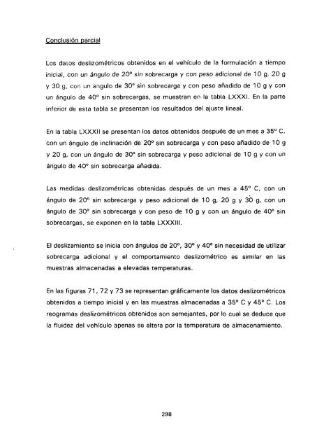 ESTUDIO COMPARATIVO DE ESTABILIDAD FISICOQUíMICA Y ...