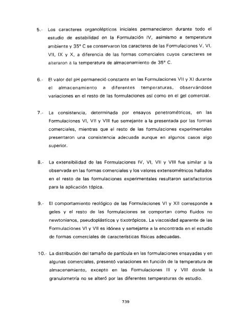 ESTUDIO COMPARATIVO DE ESTABILIDAD FISICOQUíMICA Y ...