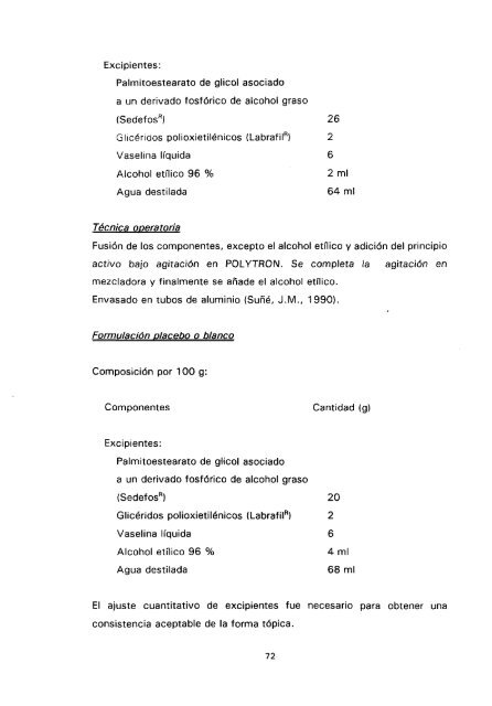 ESTUDIO COMPARATIVO DE ESTABILIDAD FISICOQUíMICA Y ...