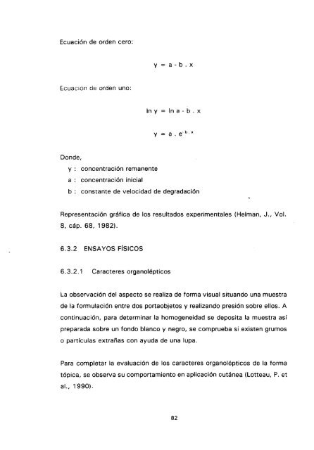 ESTUDIO COMPARATIVO DE ESTABILIDAD FISICOQUíMICA Y ...