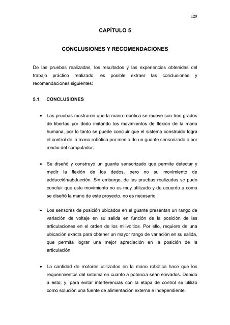 Capitulo 5 Conclusiones Y Recomendaciones