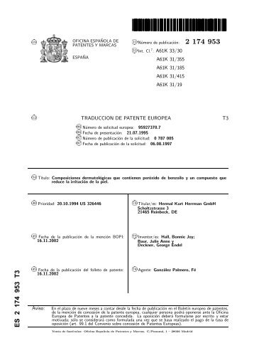 composiciones dermatologicas que contienen peroxido de benzoilo ...