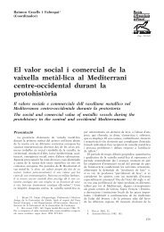 El valor social i comercial de la vaixella metàl·lica al Mediterrani ...