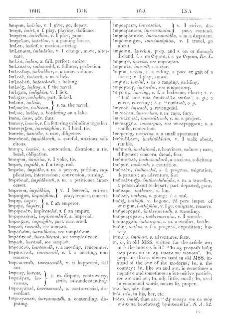 An Irish-English dictionary - National Library of Scotland