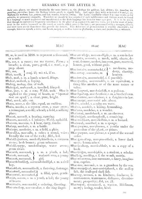 An Irish-English dictionary - National Library of Scotland