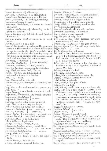 An Irish-English dictionary - National Library of Scotland