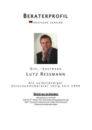 aktuelle Version des - Dipl.-Kfm. Lutz Ressmann
