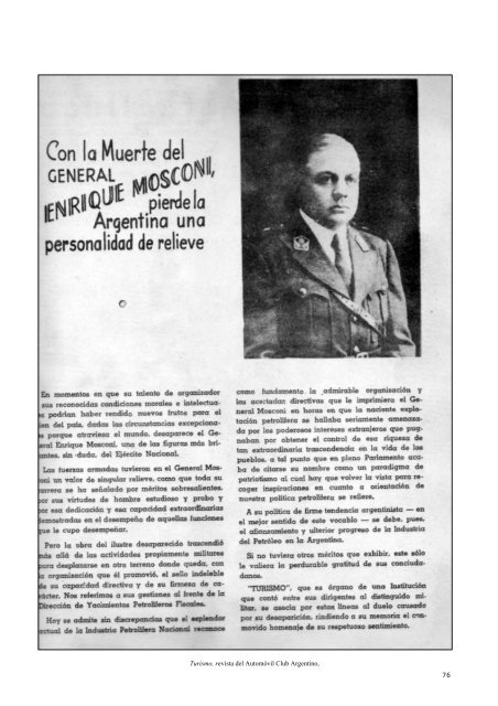 Enrique Mosconi. 1877-1940. Biografía Visual - museo