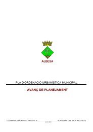 Avanç de POUM Memòria - Consell Comarcal de la Noguera