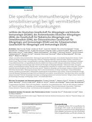 Die spezifische Immuntherapie (Hypo- sensibilisierung) bei ... - dgaki