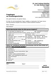 Anamnesebogen (PDF-File) - Lungenpraxis Schleswig