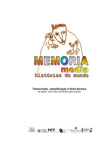 Transcrição, classificação e ficha técnica - Memoriamedia