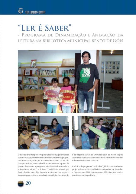 Revista - Câmara Municipal de Vila Franca do Campo