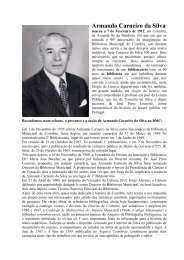 Centenário do nascimento de Armando Carneiro da Silva