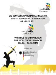 Worldskills Germany Wettbewerbsteilnehmer und - Adiro