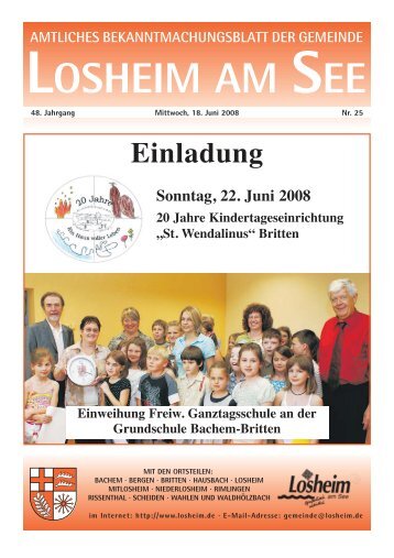 i Die Tourist-Info - Gemeinde Losheim am See