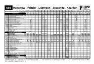 565 Hagenow - Pritzier - Lübtheen - Jessenitz - Kaarßen