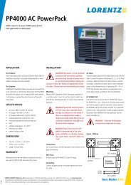 PP4000 AC PowerPack - Lorentz