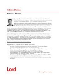 Fabrice Merizzi - Lord Cultural Resources