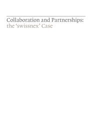 Collaboration and Partnerships: the 'swissnex' Case - swissnex Boston