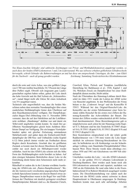 Kapitel 8.10 (Hanomag August-Thyssen-Hütte) - Die Lokomotive