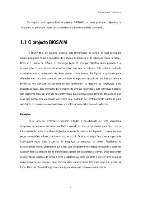 Joel Nuno Silva Alves BIOSWIM - Implementação de rede de ...