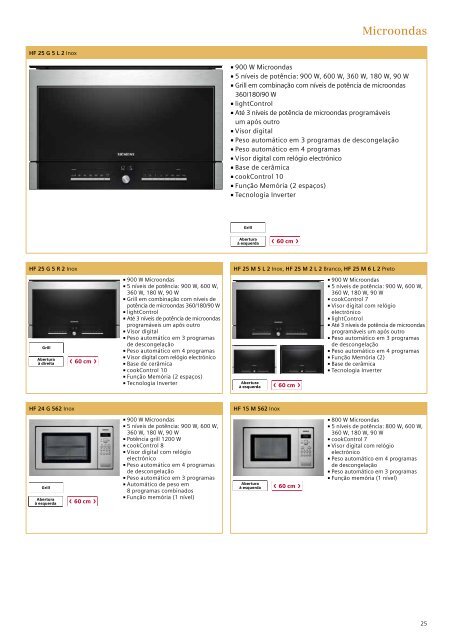 Catálogo de integráveis Siemens - Faça as suas encomendas On ...