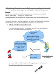 Utilisation d'un réfractomètre pour contrôler la teneur en sucre d'une ...