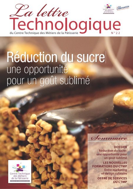 Lettre Technologique n°22 - Patisserie Artisanale