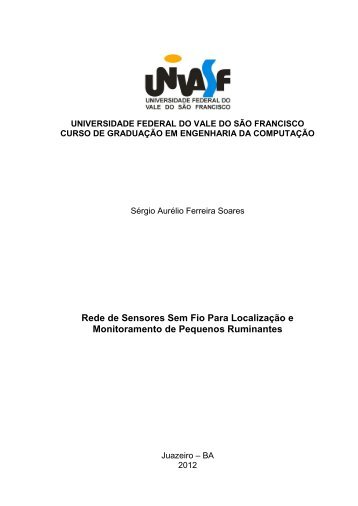 Rede de Sensores Sem Fio Para Localização e ... - Univasf