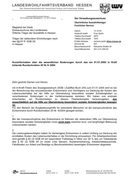 20 Nr. 5/2004 - Landeswohlfahrtsverband Hessen