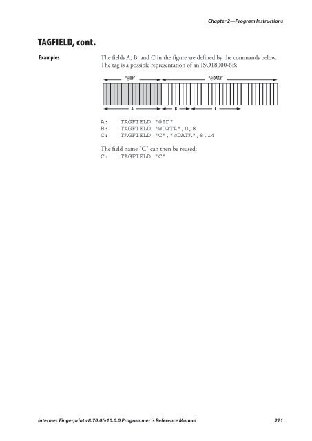 Programmer's Reference Manual Intermec Fingerprint® v8.70.0 ...