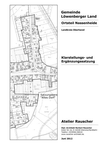 Begründung - Gemeinde Löwenberger Land