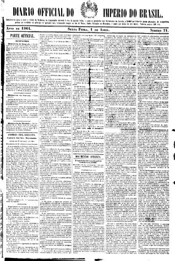 1864 - 1a. Quinzena de abril - Historiar - História e Genealogia