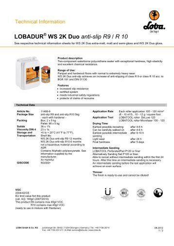 11466 2K Duo anti-slip R9 & R10 - Loba