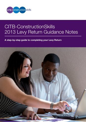 CITB-ConstructionSkills 2013 Levy Return Guidance Notes