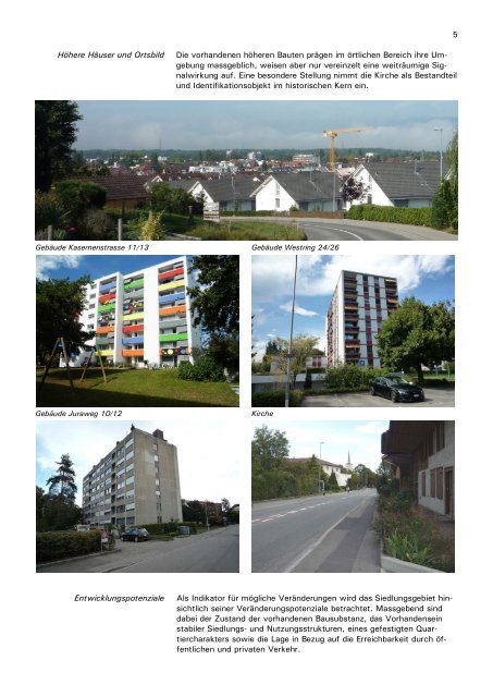 Hochhaus-Konzept - Gemeinde Lyss
