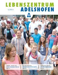 Anderen vergeben - Lebenszentrum Adelshofen