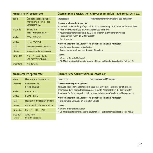 Download Demenzwegweiser als pdf-Datei - Landkreis Südliche ...