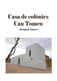 Reglament de funcionament Can Tomeu - Ibiza