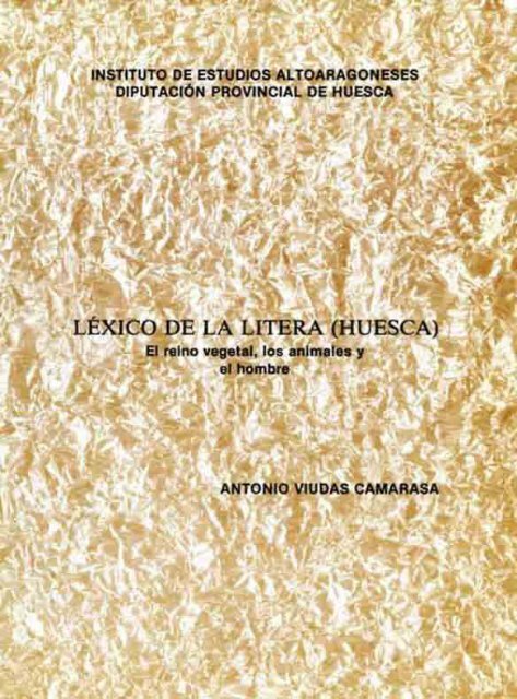 4.-Léxico de La Litera (Huesca) - Instituto de Estudios Altoaragoneses