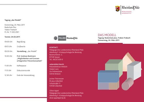 das modell - Landeszentrale für Gesundheitsförderung in Rheinland ...