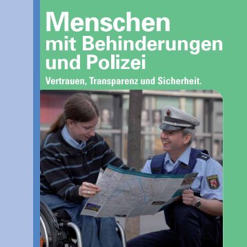 Menschen mit Behinderungen und Polizei - Landeszentrale für ...