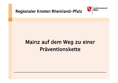 Barbara Schneider, Sozialplanung, Amt für soziale Leistungen Mainz