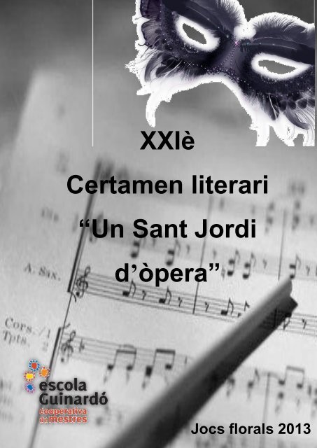 XXIè Certamen literari “Un Sant Jordi d'òpera” - Escola Guinardó