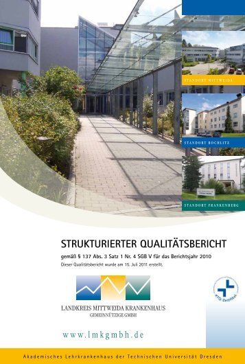 Qualitätsbericht 2010 - Landkreis Mittweida Krankenhaus gGmbH