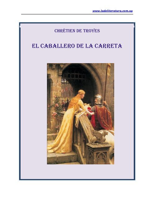 El caballero de la carreta - Ladeliteratura.com.uy