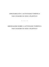 aproximación á actividade turística nas cidades do eixo atlántico ...